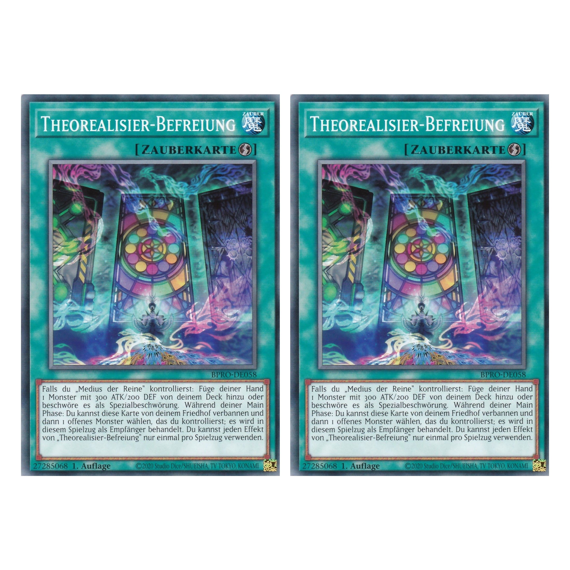Theorealisier-Befreiung - BPRO-DE058 - Common - Deutsch - 1. Auflage - Burst Protocol - Duo Set (2 Stück) - Yu-Gi-Oh!