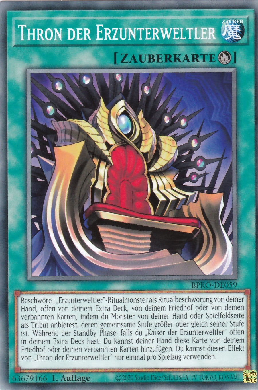 Thron der Erzunterweltler - BPRO-DE059 - Common - Deutsch - 1. Auflage - Burst Protocol - Yugioh