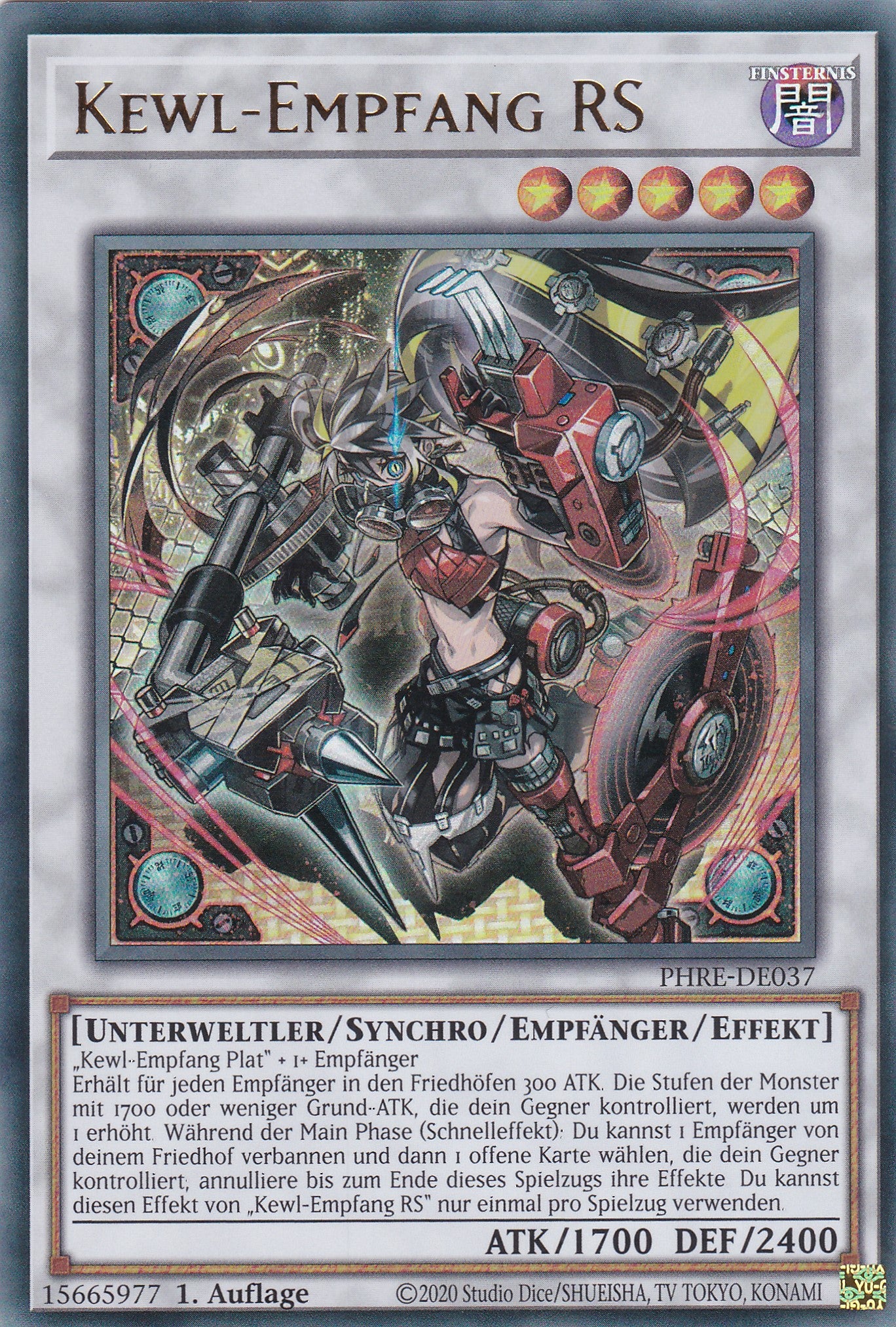 Kewl-Empfang RS – PHRE-DE037 – Ultra Rare – 1. Auflage – Deutsch – Phantom Revenge