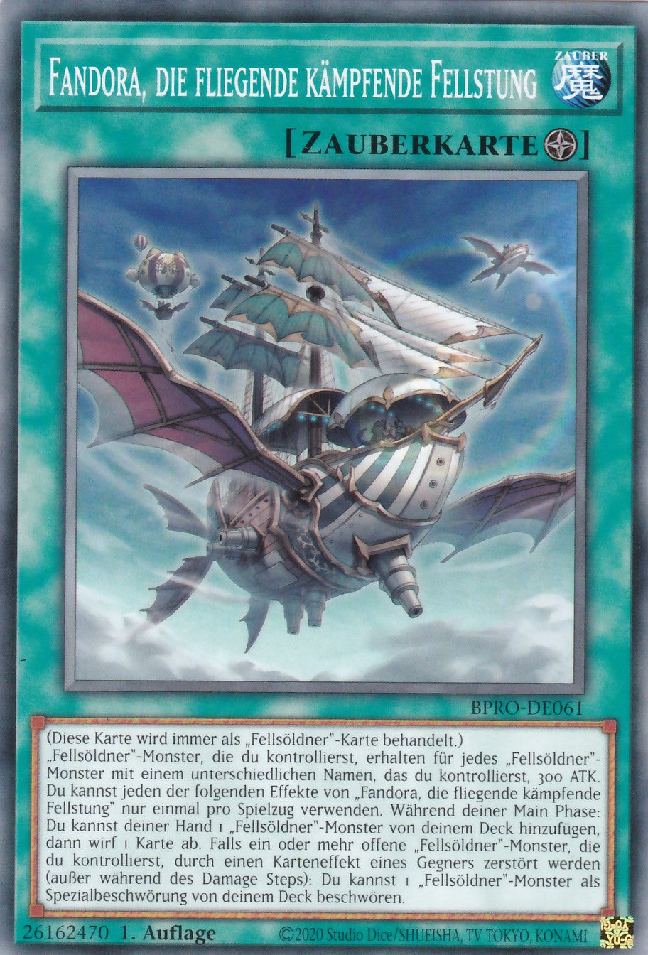 Fandora, die Fliegende Kämpfende Fellstung - BPRO-DE061 - Common - Deutsch - 1. Auflage - Burst Protocol - Yugioh