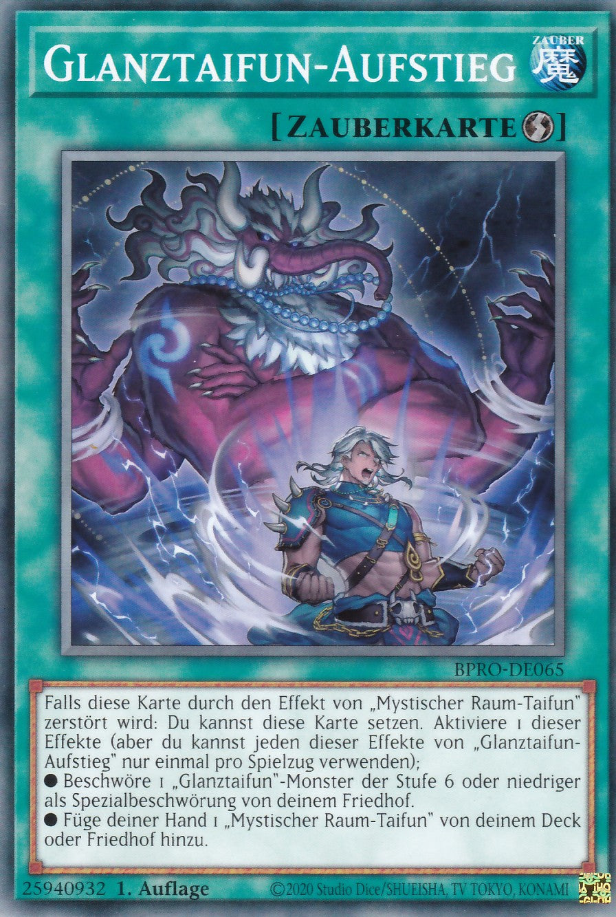Glanztaifun-Aufstieg - BPRO-DE065 - Common - Deutsch - 1. Auflage - Burst Protocol - Yugioh
