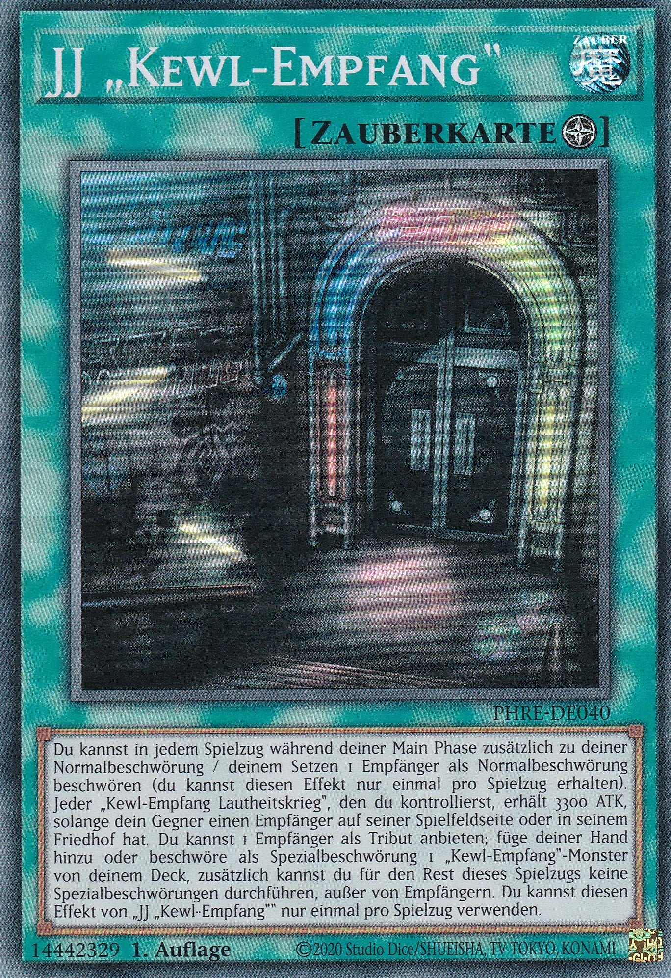 JJ „Kewl-Empfang“ – PHRE-DE040 – Super Rare – 1. Auflage – Deutsch – Phantom Revenge