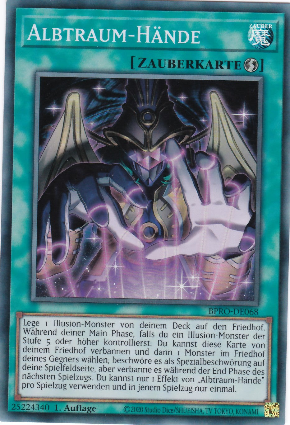 Albtraum-Hände - BPRO-DE068 - Super Rare - Deutsch - 1. Auflage - Burst Protocol - Yugioh