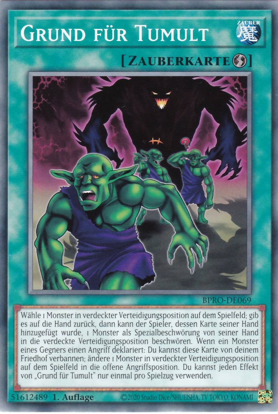 Grund für Tumult - BPRO-DE069 - Common - Deutsch - 1. Auflage - Burst Protocol - Yugioh