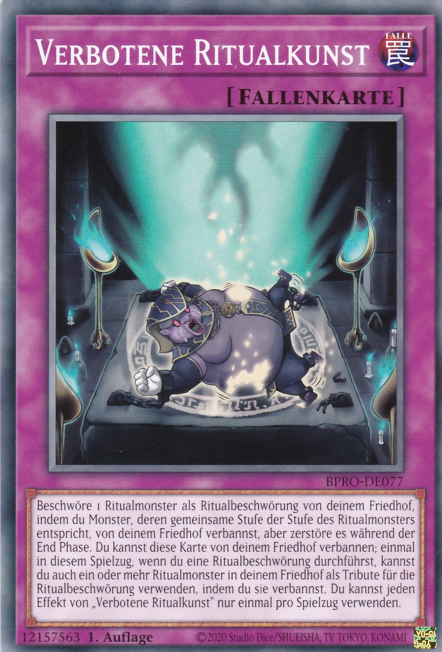 Verbotene Ritualkunst - BPRO-DE077 - Common - Deutsch - 1. Auflage - Burst Protocol - Yugioh