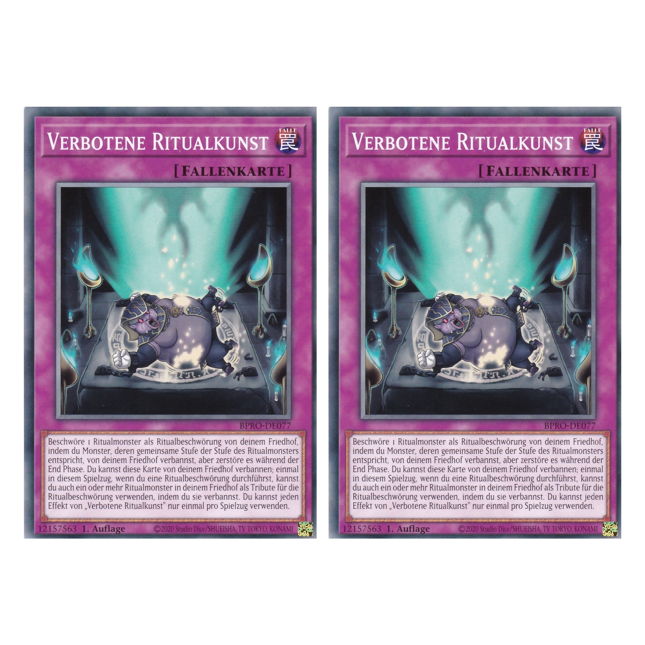 Verbotene Ritualkunst - BPRO-DE077 - Common - Deutsch - 1. Auflage - Burst Protocol - Duo Set (2 Stück) - Yu-Gi-Oh!