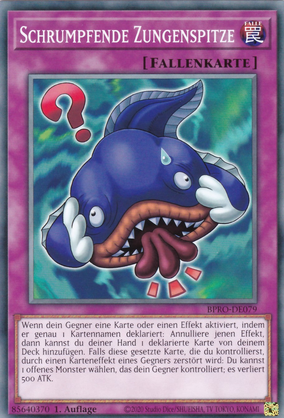 Schrumpfende Zungenspitze - BPRO-DE079 - Common - Deutsch - 1. Auflage - Burst Protocol - Yugioh