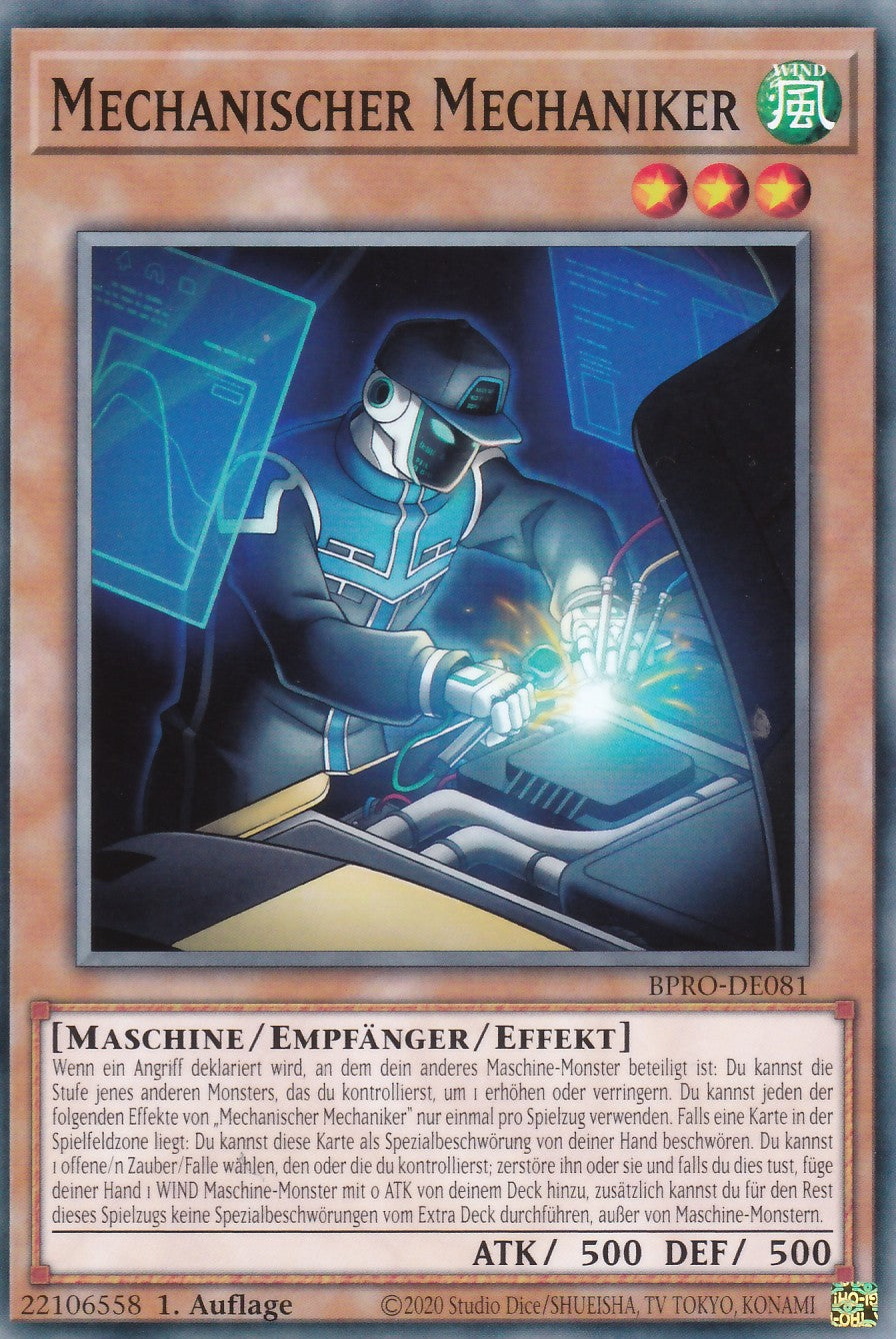 Mechanischer Mechaniker - BPRO-DE081 - Common - Deutsch - 1. Auflage - Burst Protocol - Yugioh