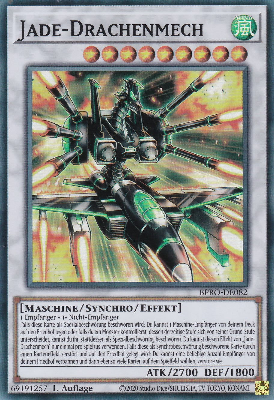 Jade-Drachenmech - BPRO-DE082 - Super Rare - Deutsch - 1. Auflage - Burst Protocol - Yugioh