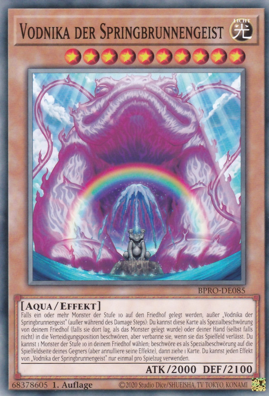 Vodnika der Springbrunnengeist - BPRO-DE085 - Common - Deutsch - 1. Auflage - Burst Protocol - Yugioh