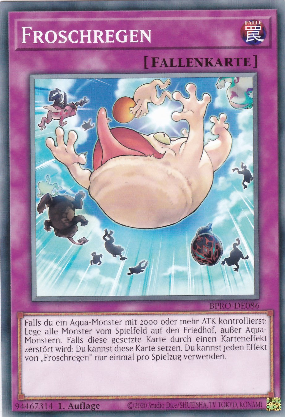Froschregen - BPRO-DE086 - Common - Deutsch - 1. Auflage - Burst Protocol - Yugioh