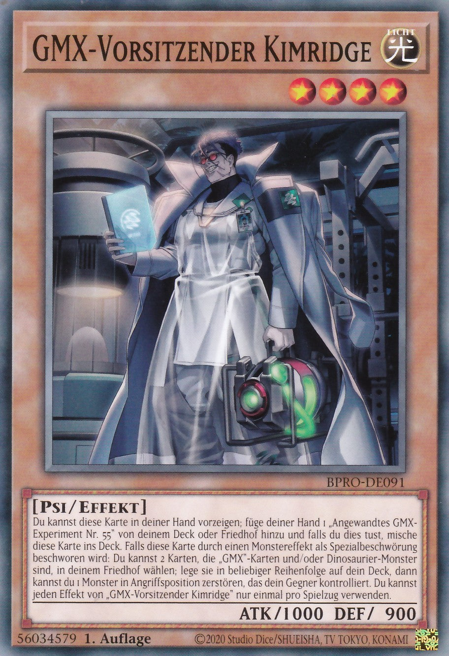 GMX-Vorsitzender Kimridge - BPRO-DE091 - Common - Deutsch - 1. Auflage - Burst Protocol - Yugioh