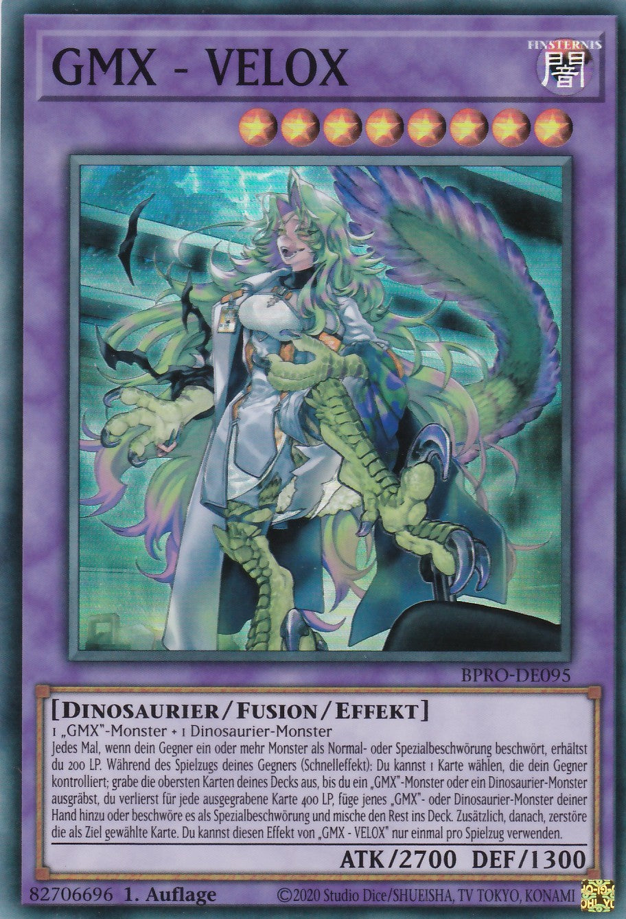 GMX - VELOX - BPRO-DE095 - Super Rare - Deutsch - 1. Auflage - Burst Protocol - Yugioh