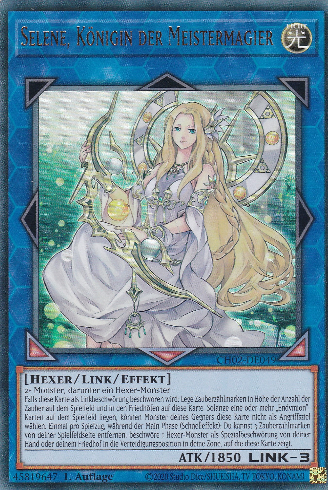 Selene, Königin der Meistermagier - CH02-DE049 - Ultra Rare - Deutsch - 1. Auflage - Yugioh - The Chronicles Deck: Spirit Charmers