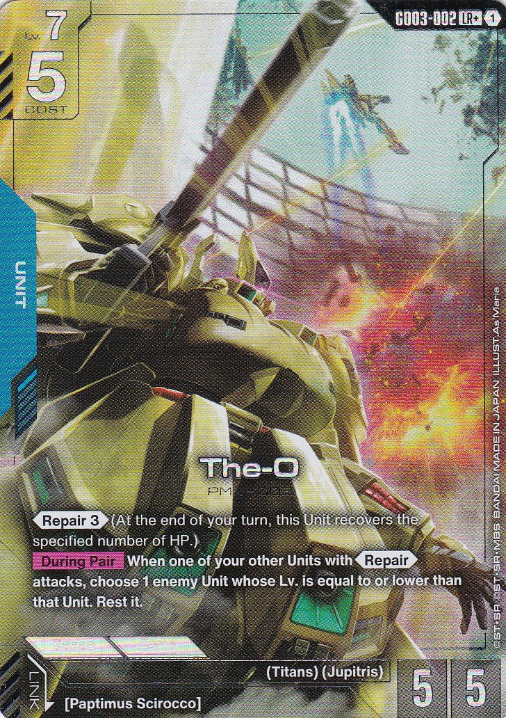 The-O - GD03-002-AA - Legend Rare - Englisch - GD03 - GUNDAM TCG