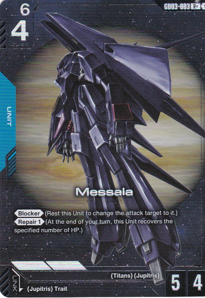 Messala - GD03-003-AA - Legend Rare - Englisch - GD03 - GUNDAM TCG