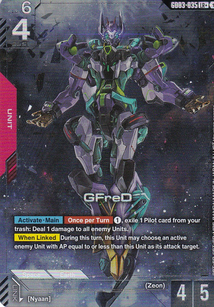 GFreD - GD03-035-AA - Legend Rare - Englisch - GD03 - GUNDAM TCG