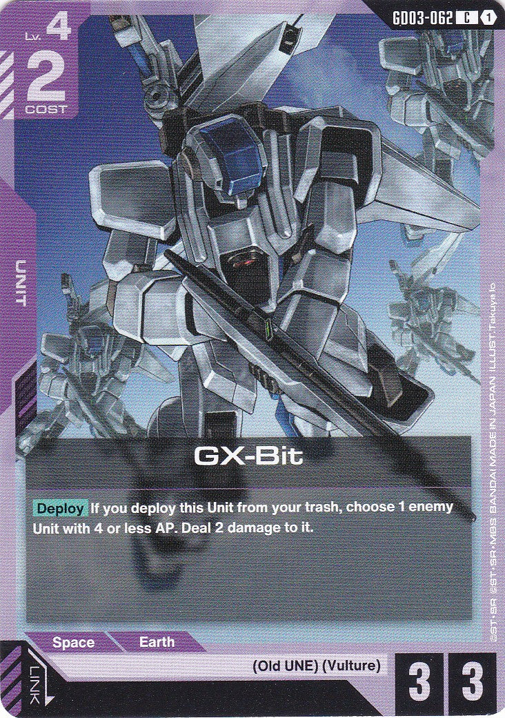 GX-Bit - GD03-062 - Common - Englisch - GD03 - GUNDAM TCG