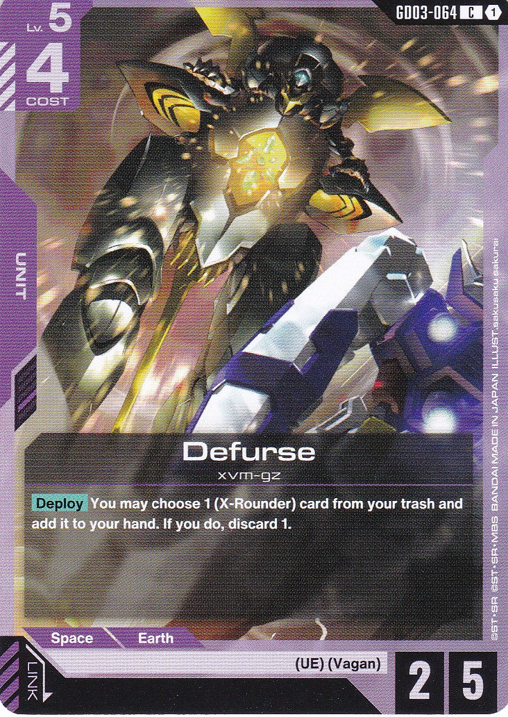 Defurse - GD03-064 - Common - Englisch - GD03 - GUNDAM TCG