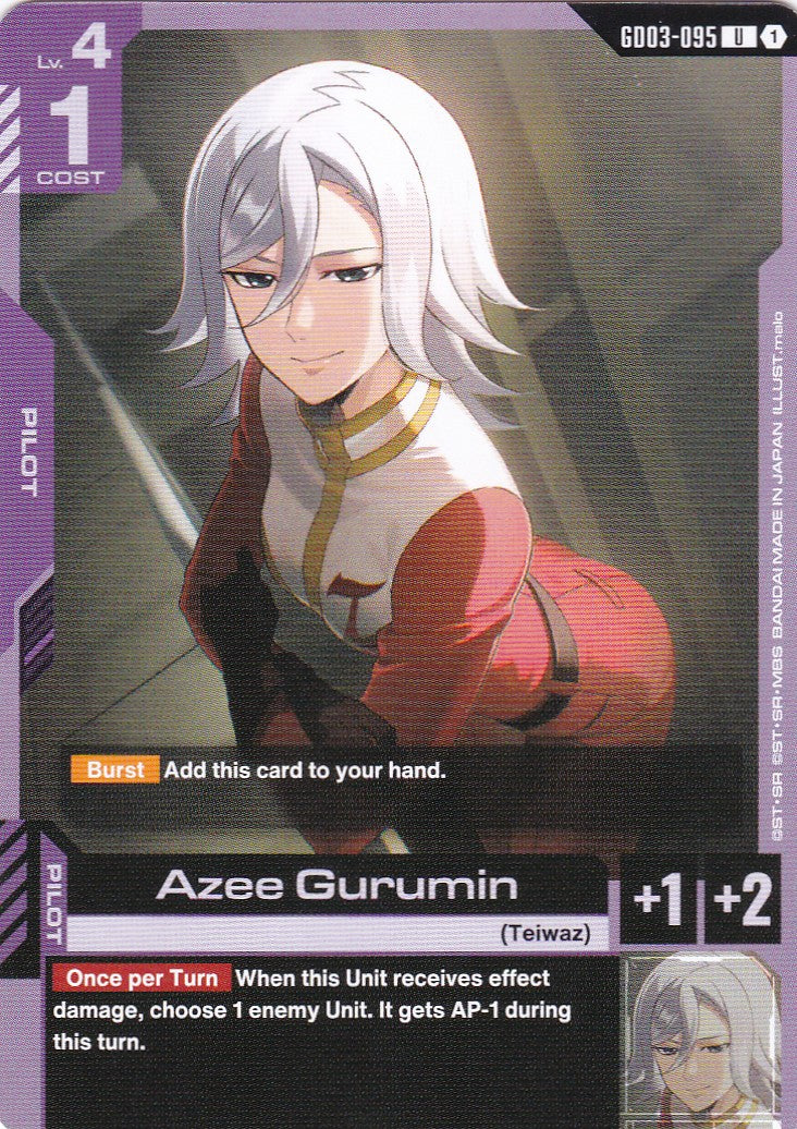 Azee Gurumin - GD03-095 - Uncommon - Englisch - GD03 - GUNDAM TCG