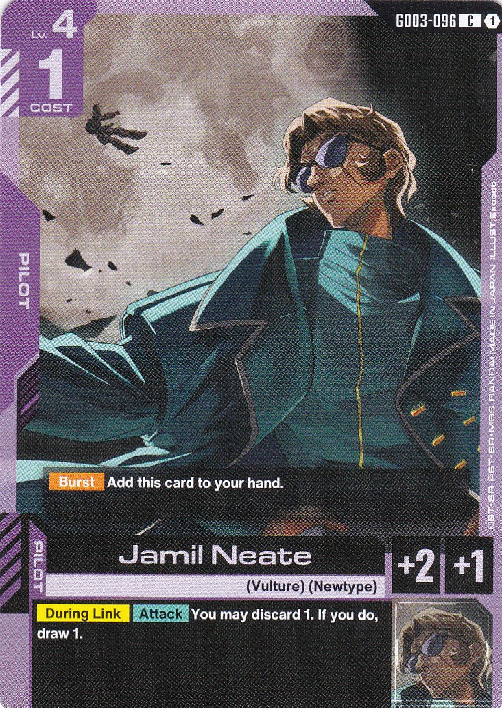 Jamil Neate - GD03-096 - Common - Englisch - GD03 - GUNDAM TCG