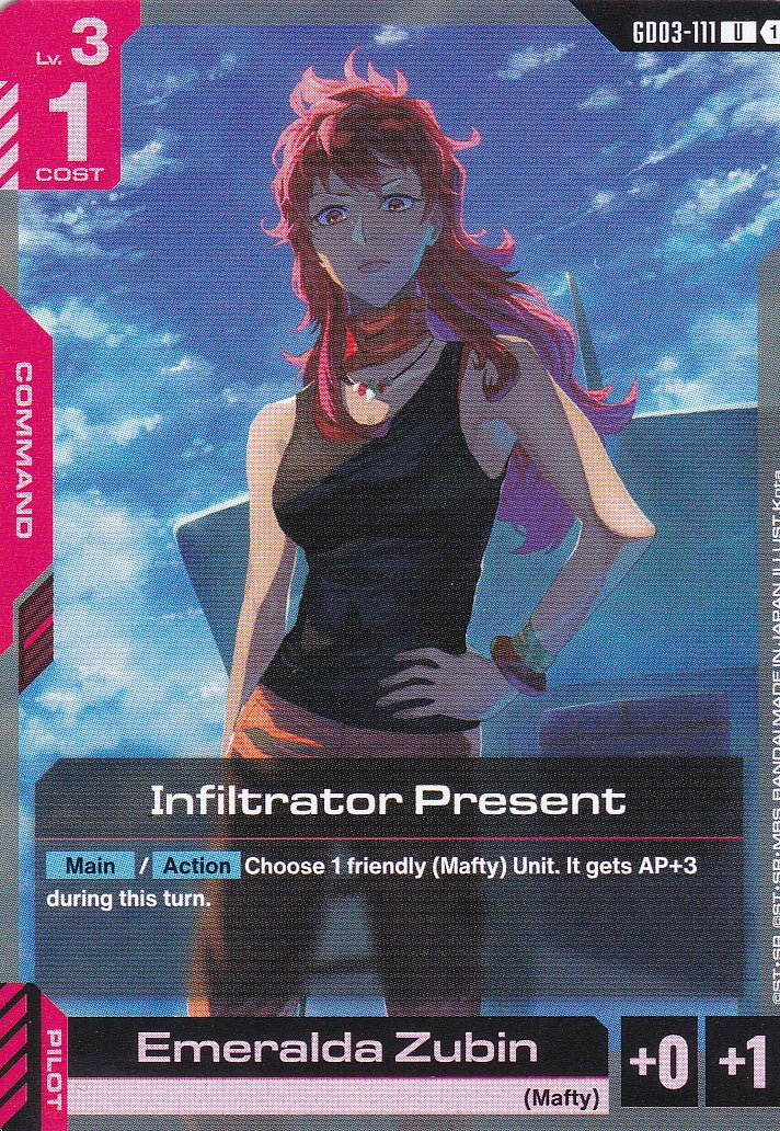 Infiltrator Present - GD03-111 - Uncommon - Englisch - GD03 - GUNDAM TCG