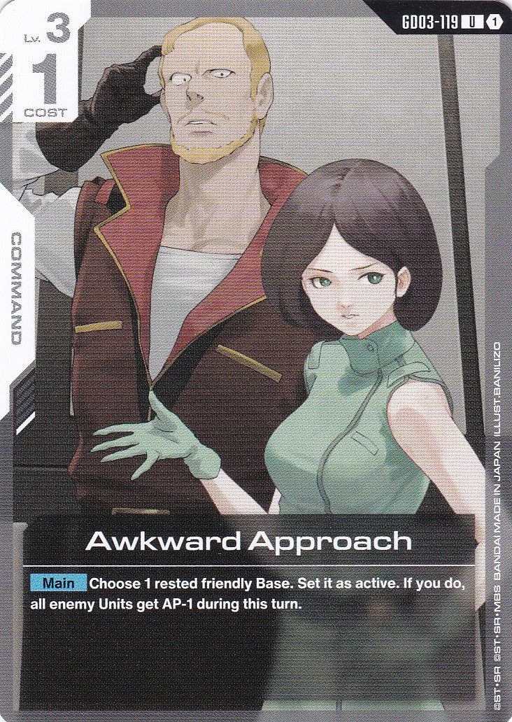 Awkward Approach - GD03-119 - Uncommon - Englisch - GD03 - GUNDAM TCG