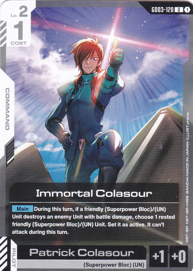 Immortal Colasour - GD03-120 - Uncommon - Englisch - GD03 - GUNDAM TCG