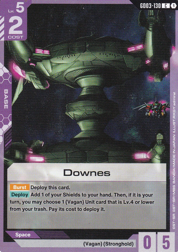 Downes - GD03-130 - Common - Englisch - GD03 - GUNDAM TCG
