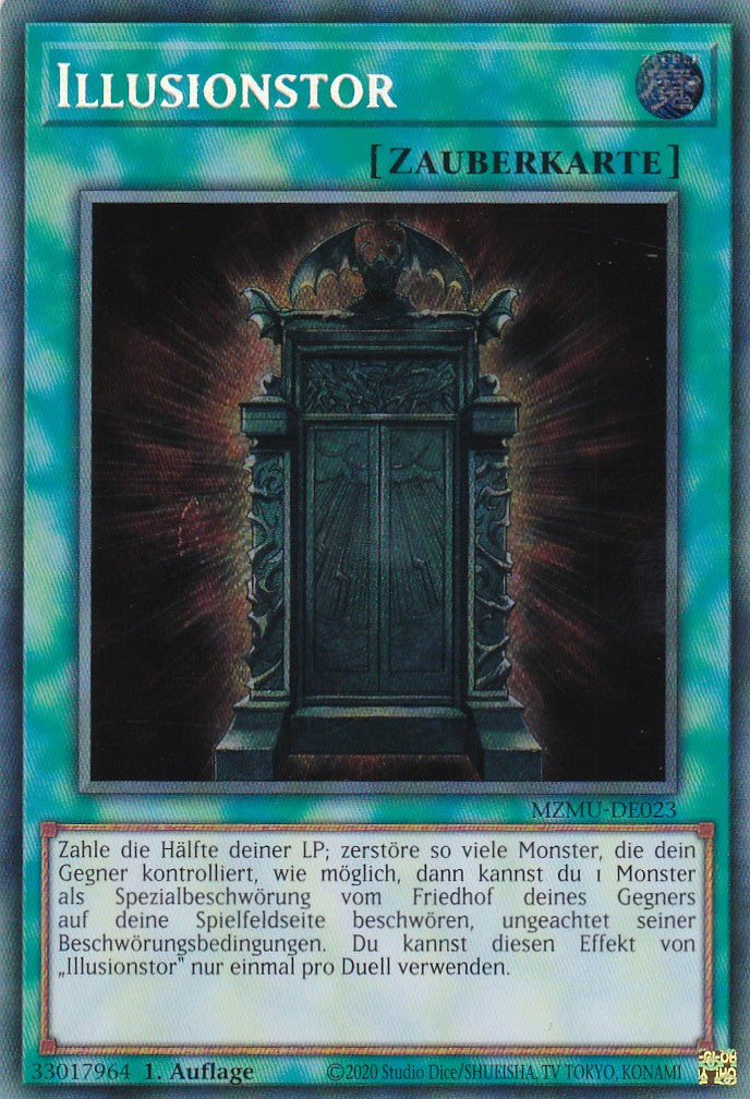 Illusionstor - MZMU-DE023 - Secret Rare - Deutsch - 1. Auflage - Maze of Muertos - Yu-Gi-Oh!
