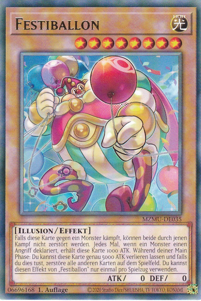Festiballon - MZMU-DE035 - Rare - Deutsch - 1. Auflage - Maze of Muertos - Yu-Gi-Oh!