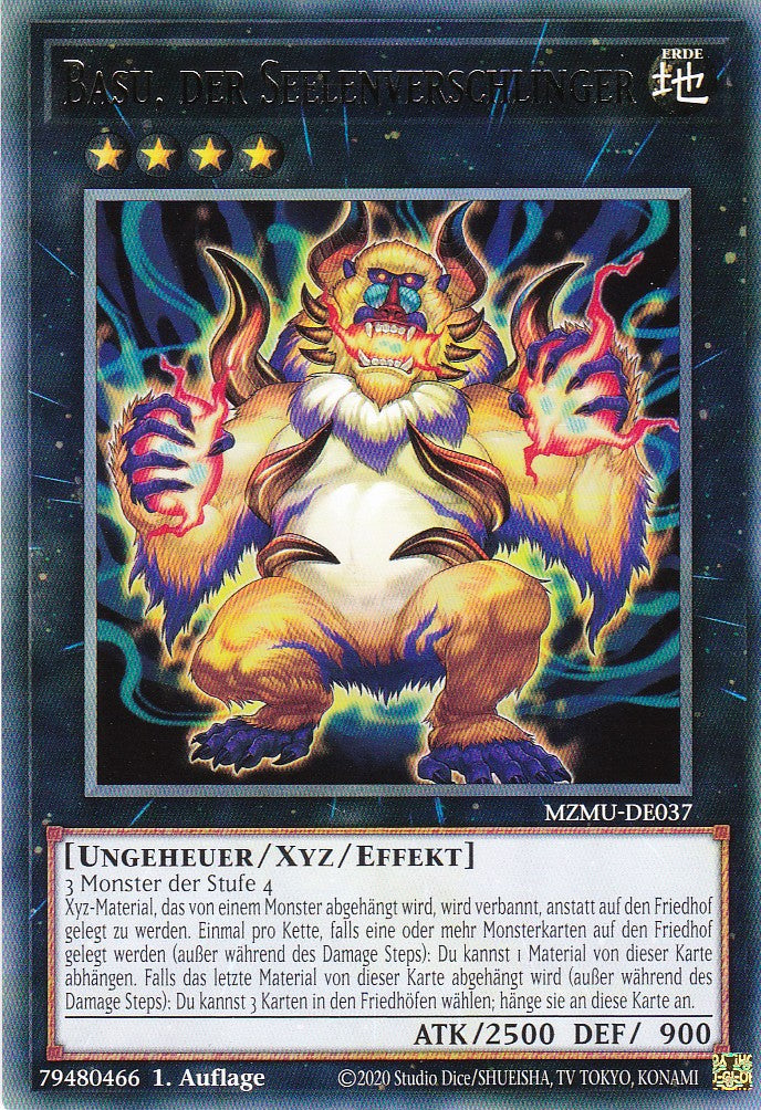 Basu, der Seelenverschlinger - MZMU-DE037 - Rare - Deutsch - 1. Auflage - Maze of Muertos - Yu-Gi-Oh!