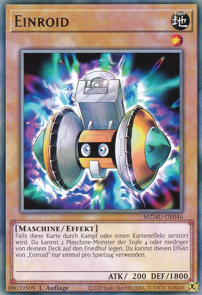 Einroid - MZMU-DE046 - Rare - Deutsch - 1. Auflage - Maze of Muertos - Yu-Gi-Oh!