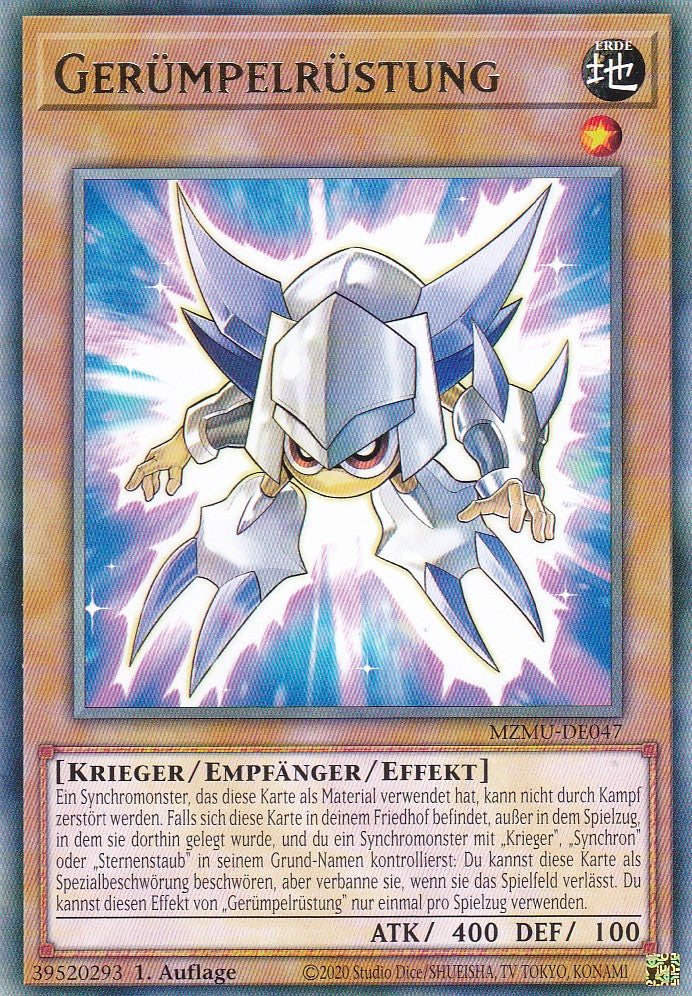 Gerüpelrüstung - MZMU-DE047 - Rare - Deutsch - 1. Auflage - Maze of Muertos - Yu-Gi-Oh!