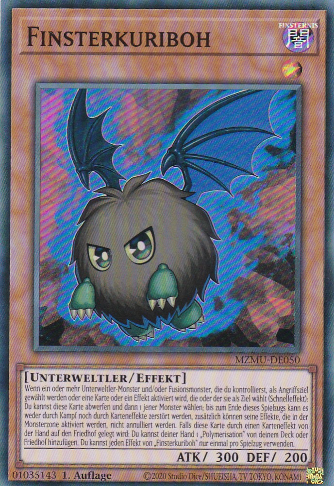 Finsterkuriboh - MZMU-DE050 - Super Rare - Deutsch - 1. Auflage - Maze of Muertos - Yu-Gi-Oh!