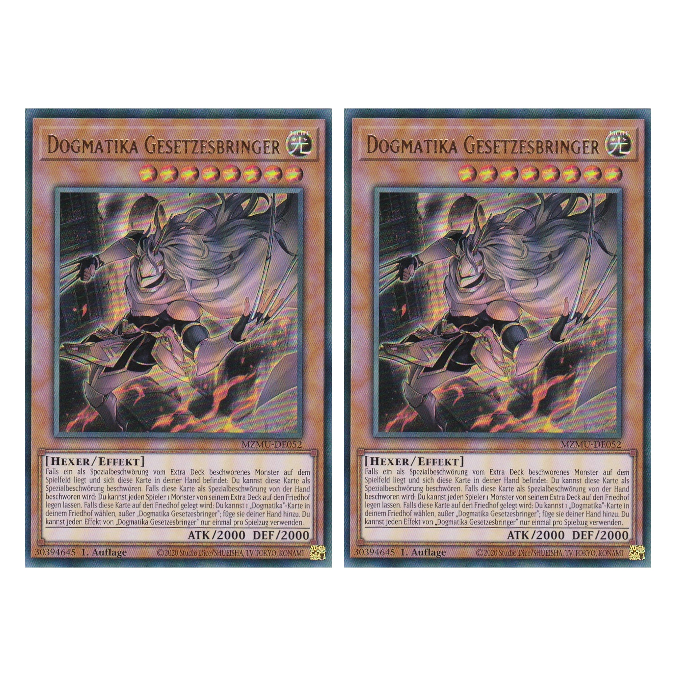 Dogmatika Gesetzbringer - MZMU-DE052 - Ultra Rare - Deutsch - 1. Auflage - Maze of Muertos - Duo Set (2 Stück) - Yu-Gi-Oh!