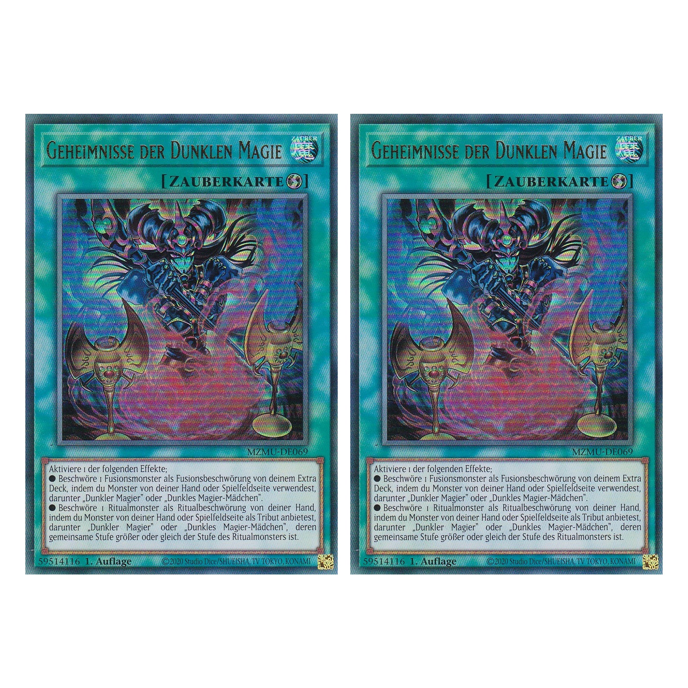 Geheimnisse der Dunklen Magie - MZMU-DE069 - Ultra Rare - Deutsch - 1. Auflage - Maze of Muertos - Duo Set (2 Stück) - Yu-Gi-Oh!