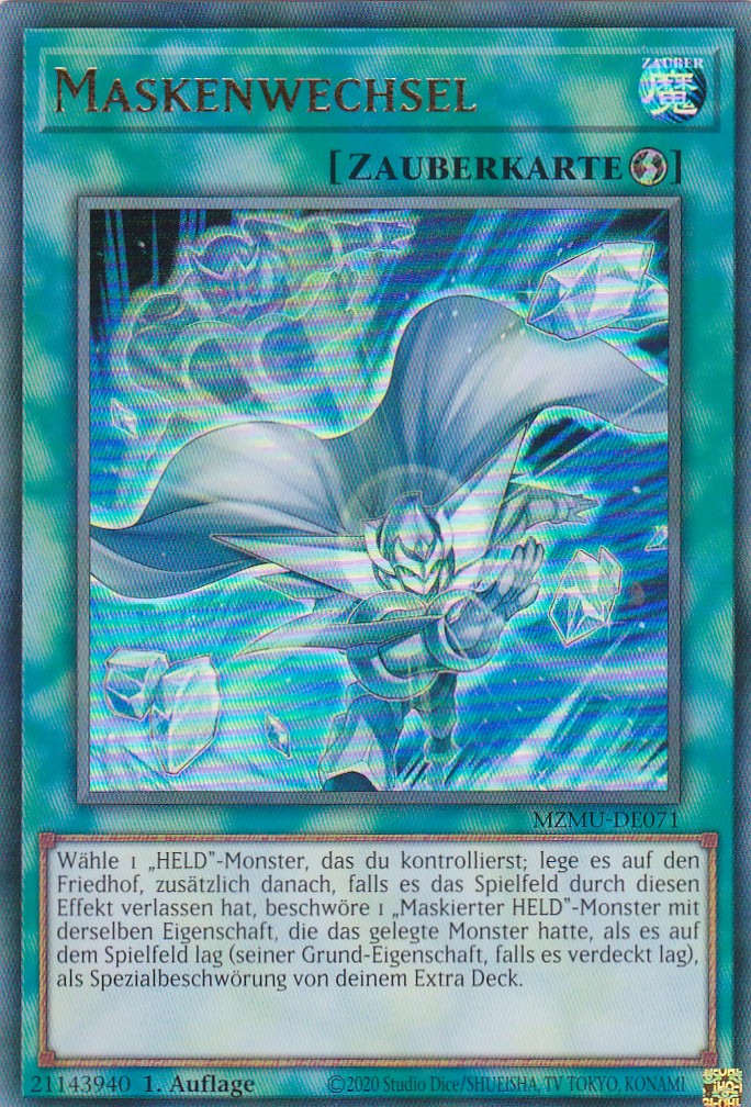 Maskenwechsel - MZMU-DE071 - Ultra Rare - Deutsch - 1. Auflage - Maze of Muertos - Yu-Gi-Oh!