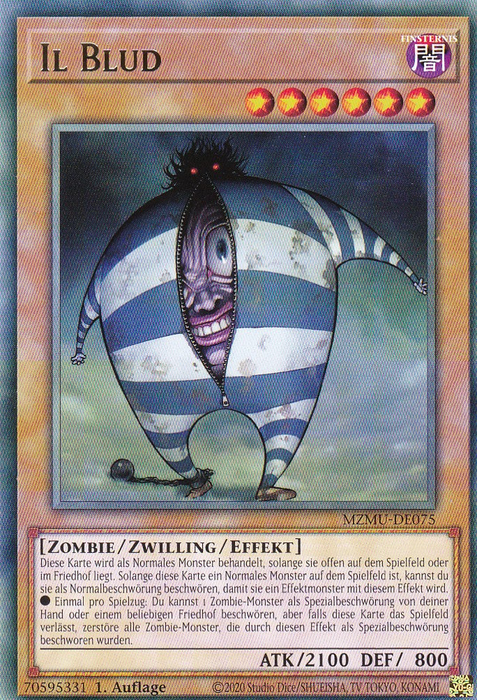 Il Blud - MZMU-DE075 - Rare - Deutsch - 1. Auflage - Maze of Muertos - Yu-Gi-Oh!
