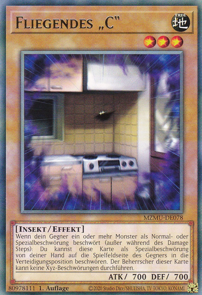 Fliegendes C - MZMU-DE078 - Rare - Deutsch - 1. Auflage - Maze of Muertos - Yu-Gi-Oh!