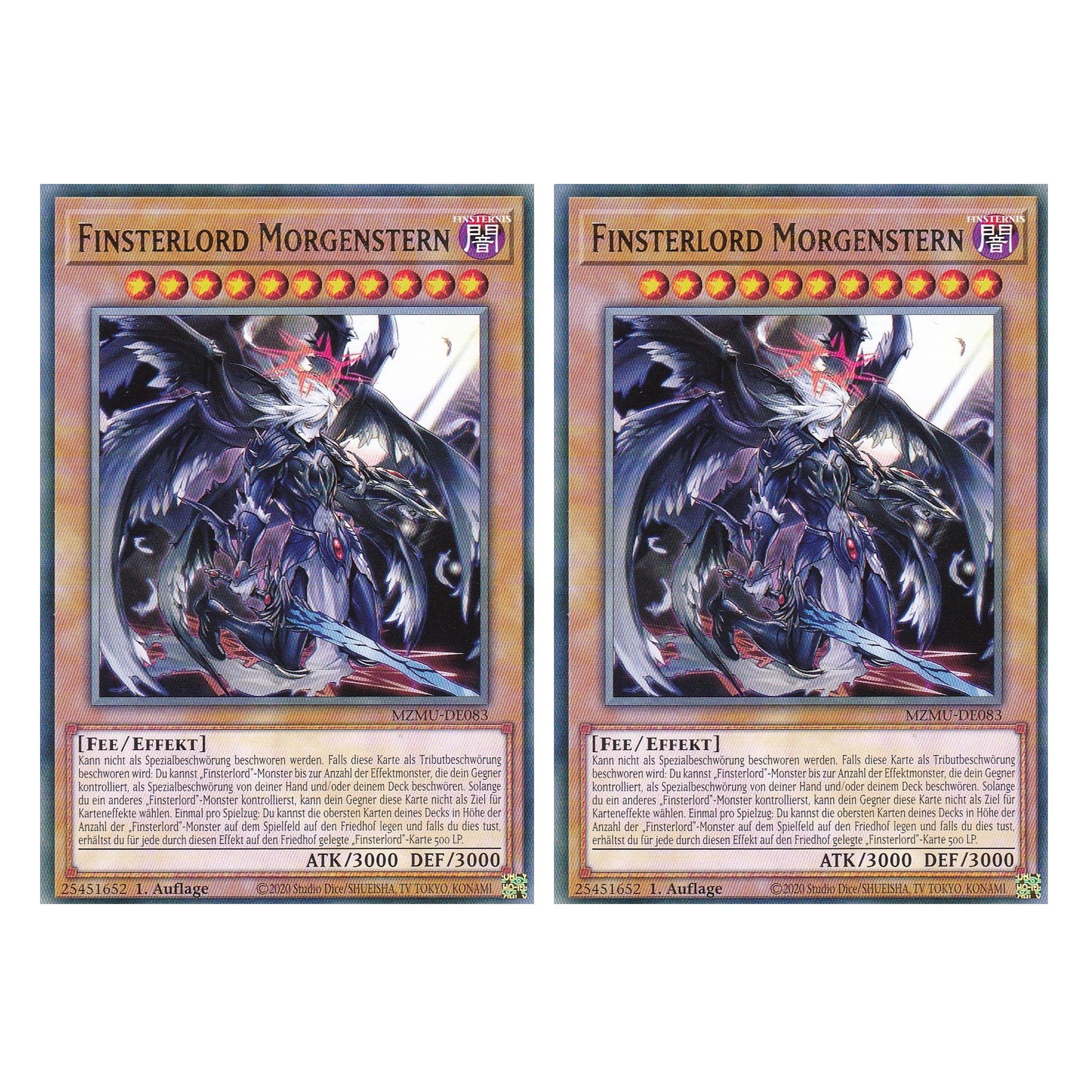 Frinsterlord Morgenstern - MZMU-DE083 - Rare - Deutsch - 1. Auflage - Maze of Muertos - Duo Set (2 Stück) - Yu-Gi-Oh!