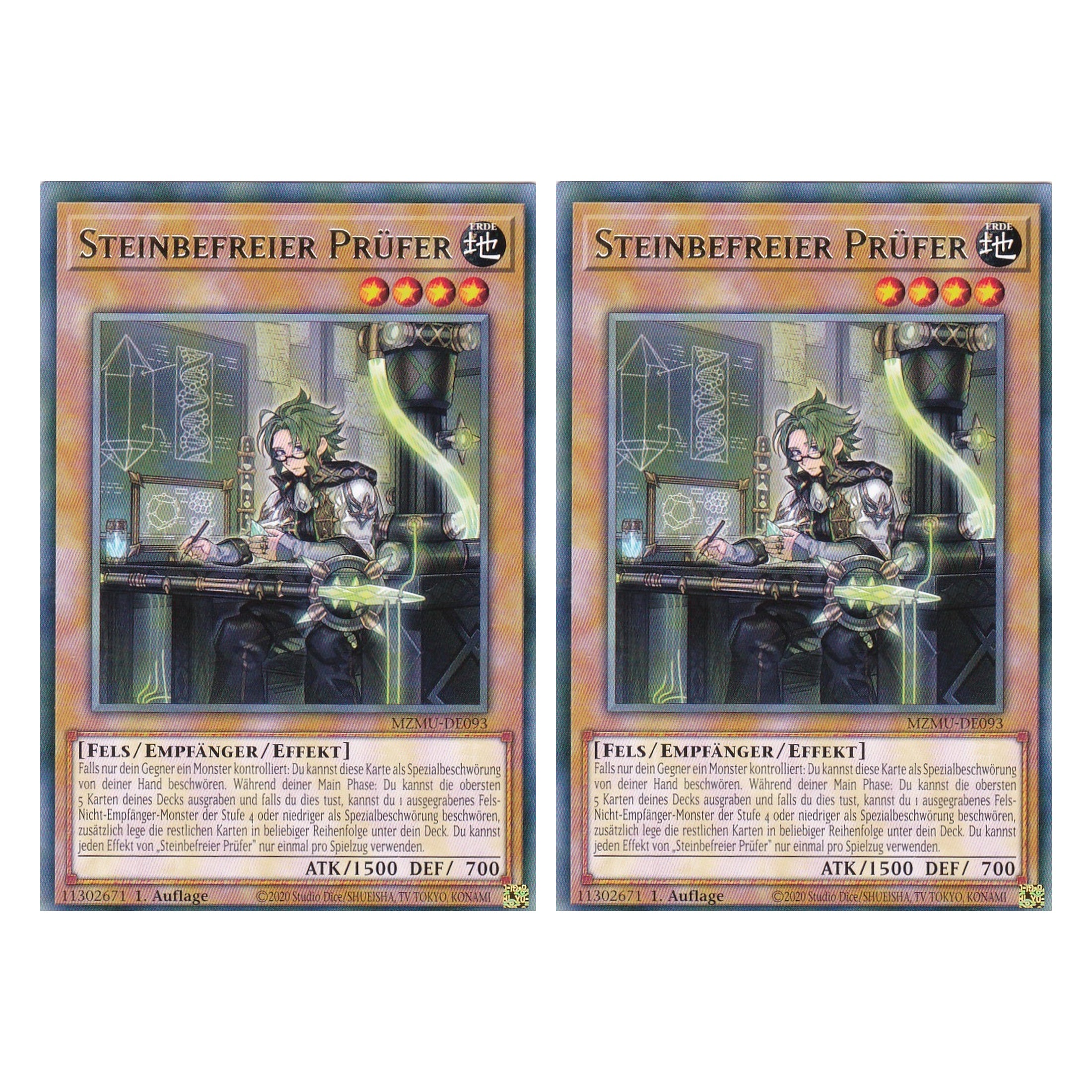 Steinbefreier Prüfer - MZMU-DE093 - Rare - Deutsch - 1. Auflage - Maze of Muertos - Duo Set (2 Stück) - Yu-Gi-Oh!