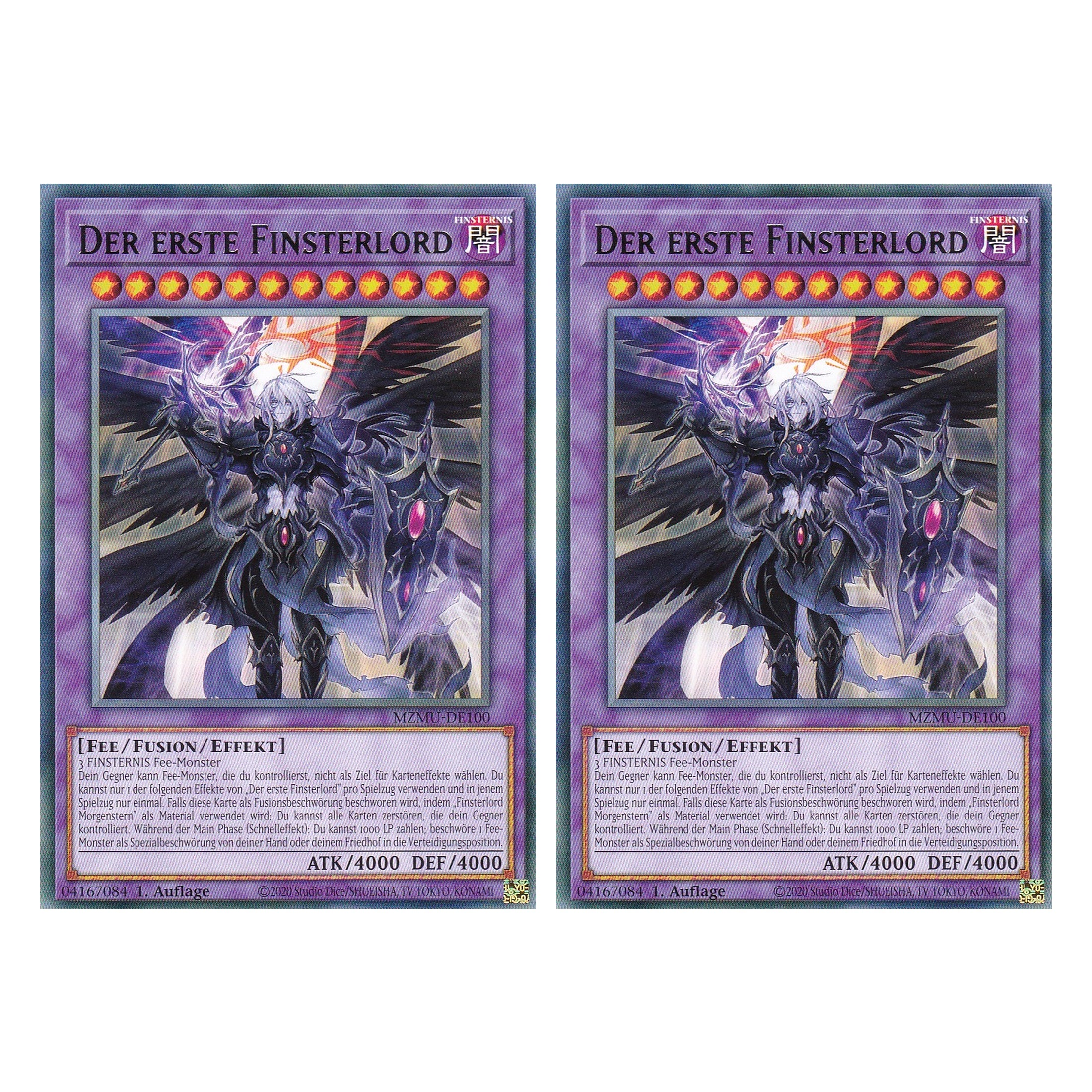 Der erste Finsterlord - MZMU-DE100 - Rare - Deutsch - 1. Auflage - Maze of Muertos - Duo Set (2 Stück) - Yu-Gi-Oh!