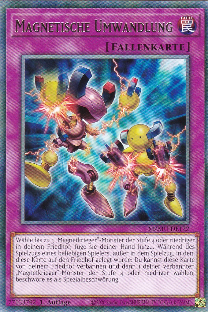 Magnetische Umwandlung - MZMU-DE122 - Rare - Deutsch - 1. Auflage - Maze of Muertos - Yu-Gi-Oh!