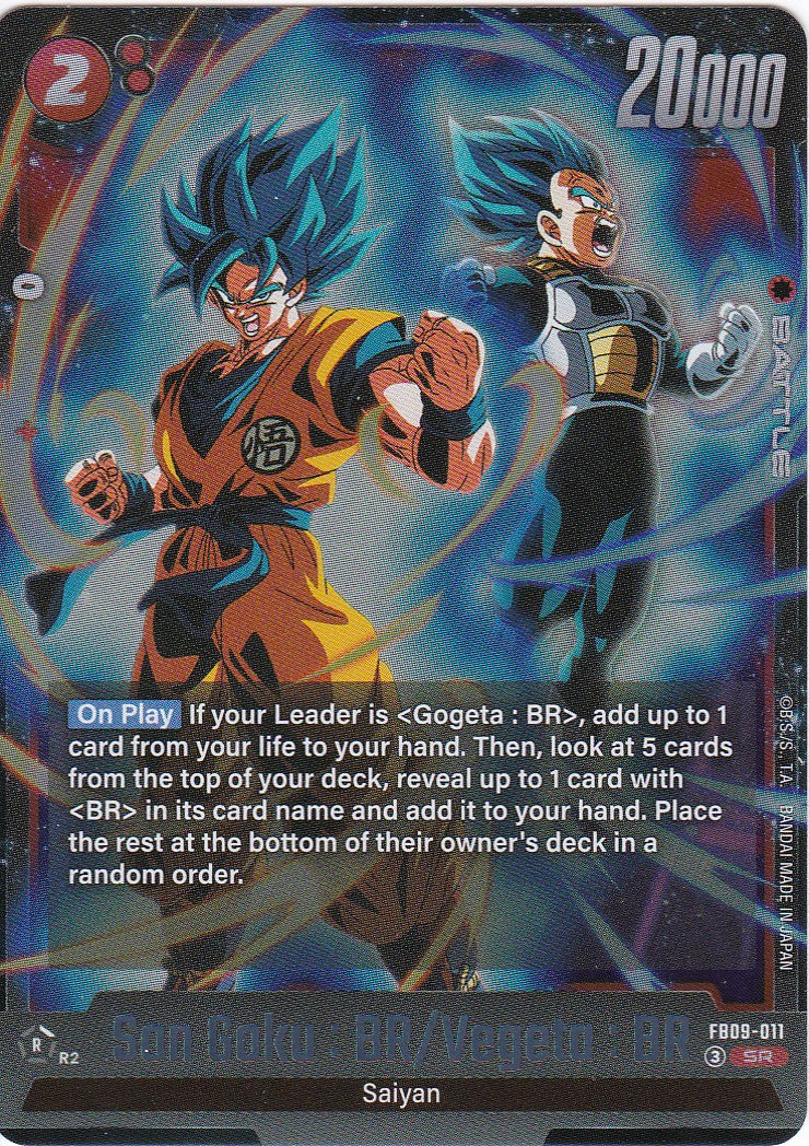 Son Goku : BR/Vegeta : BR - 11 - Super Rare - Englisch - Dual Evolution - Dragon Ball Fusion World