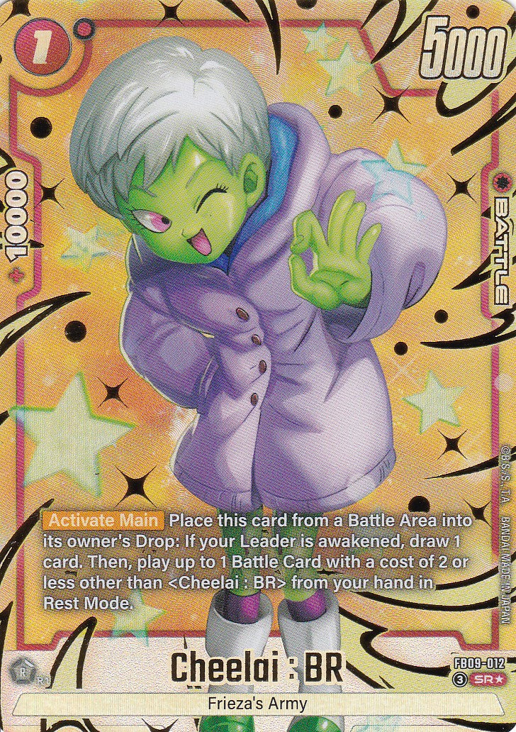 Cheelai : BR - 12 - Alt Art - Englisch - Dual Evolution - Dragon Ball Fusion World