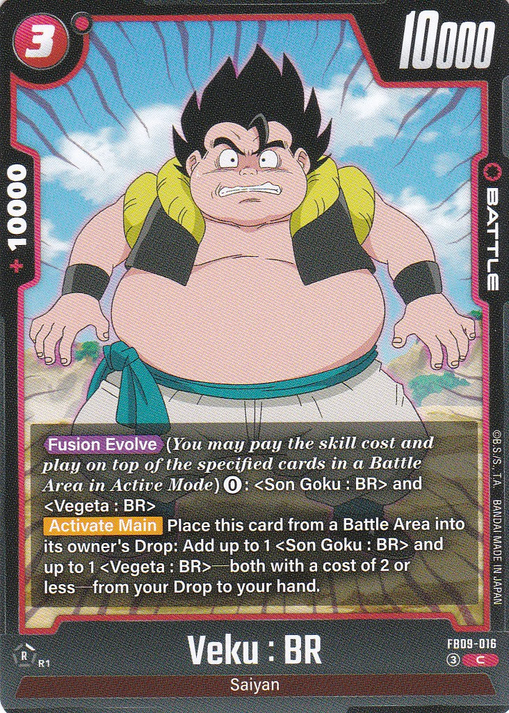 Veku : BR - 16 - Common - Englisch - Dual Evolution - Dragon Ball Fusion World