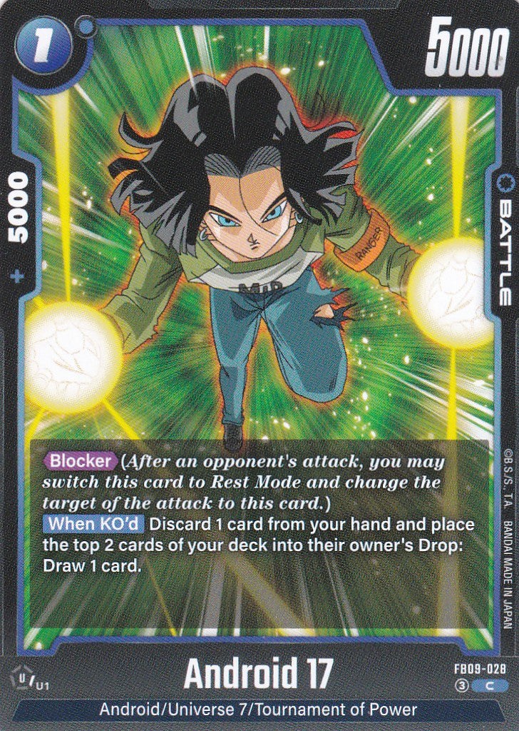 Android 17 - 28 - Common - Englisch - Dual Evolution - Dragon Ball Fusion World