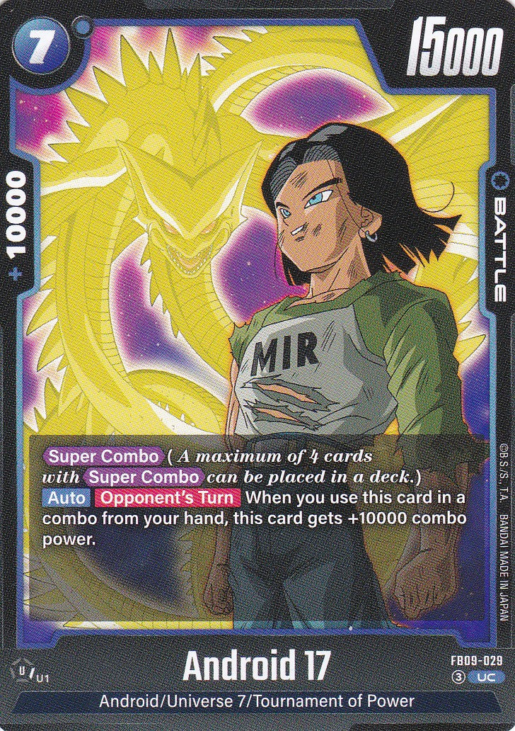 Android 17 - 29 - Uncommon - Englisch - Dual Evolution - Dragon Ball Fusion World