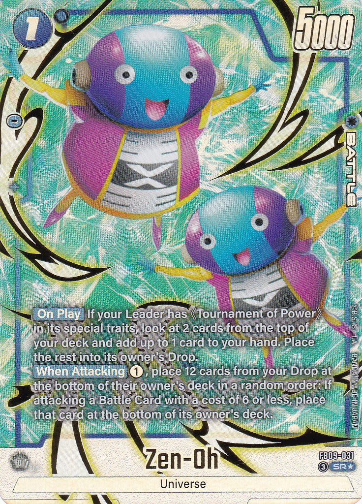 Zen-Oh - 31 - Alt Art - Englisch - Dual Evolution - Dragon Ball Fusion World